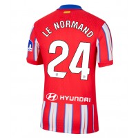 Koszulka piłkarska Atletico Madrid Robin Le Normand #24 Strój Domowy 2024-25 tanio Krótki Rękaw